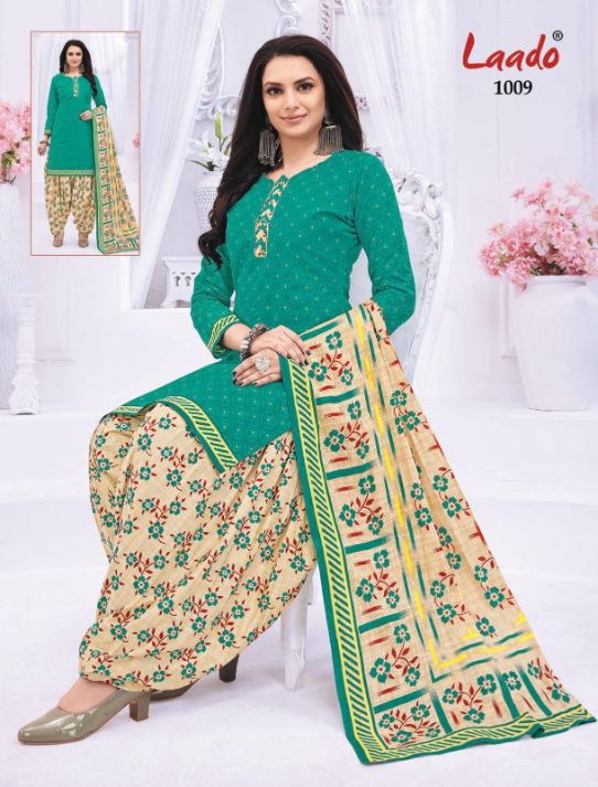 Laado Priti Patiyala 10 Casual Daily Wear Cotton Printed Dress Material Collection