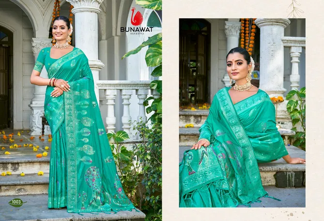 Hans Vol 3 By Bunawat Wedding Wear Saree Wholesale Market In Surat