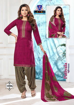 Arihant Lassa Patiyala Express Cotton Printed Dress Material Collection
