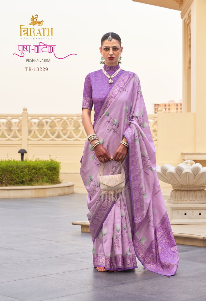 Pushpa Vatika By Trirath Fancy Wedding Wear Saree Wholesale Shop In Surat