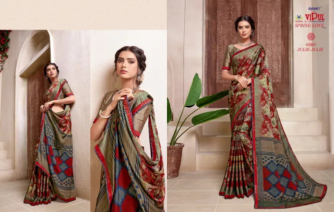 VIPUL SPRING LOVE VOL-2 Latest Fancy Casual Wear Fancy Printed Saree Collection