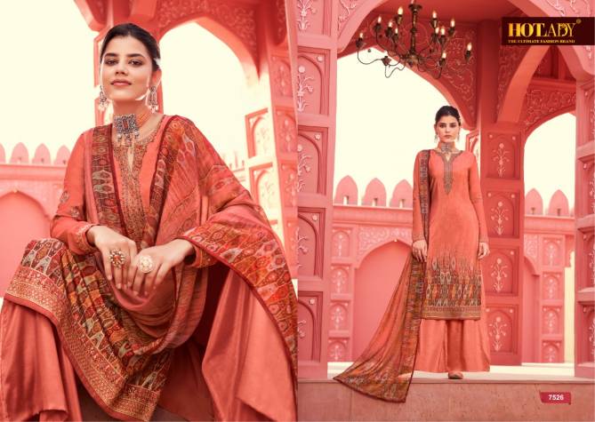 Hotlady Kasturi 7521 Series Fancy Festive Wear Digital Printed Salwar Kameez Collection
