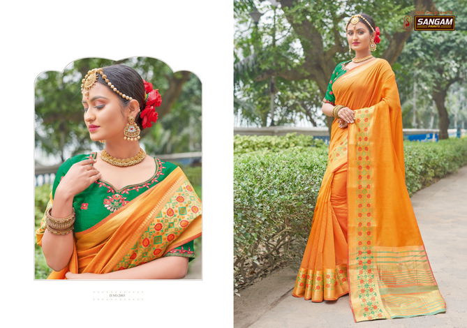 Sangam Bansuri 2 Exclusive Latest festive Wear Handloom Silk Designer Saree Collection