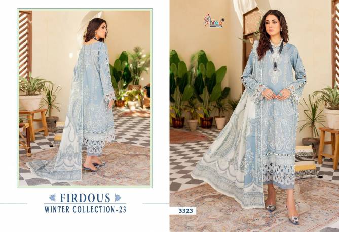 Shree Firdous Winter Collection 23 Embroidered Pashmina Pakistani Suits