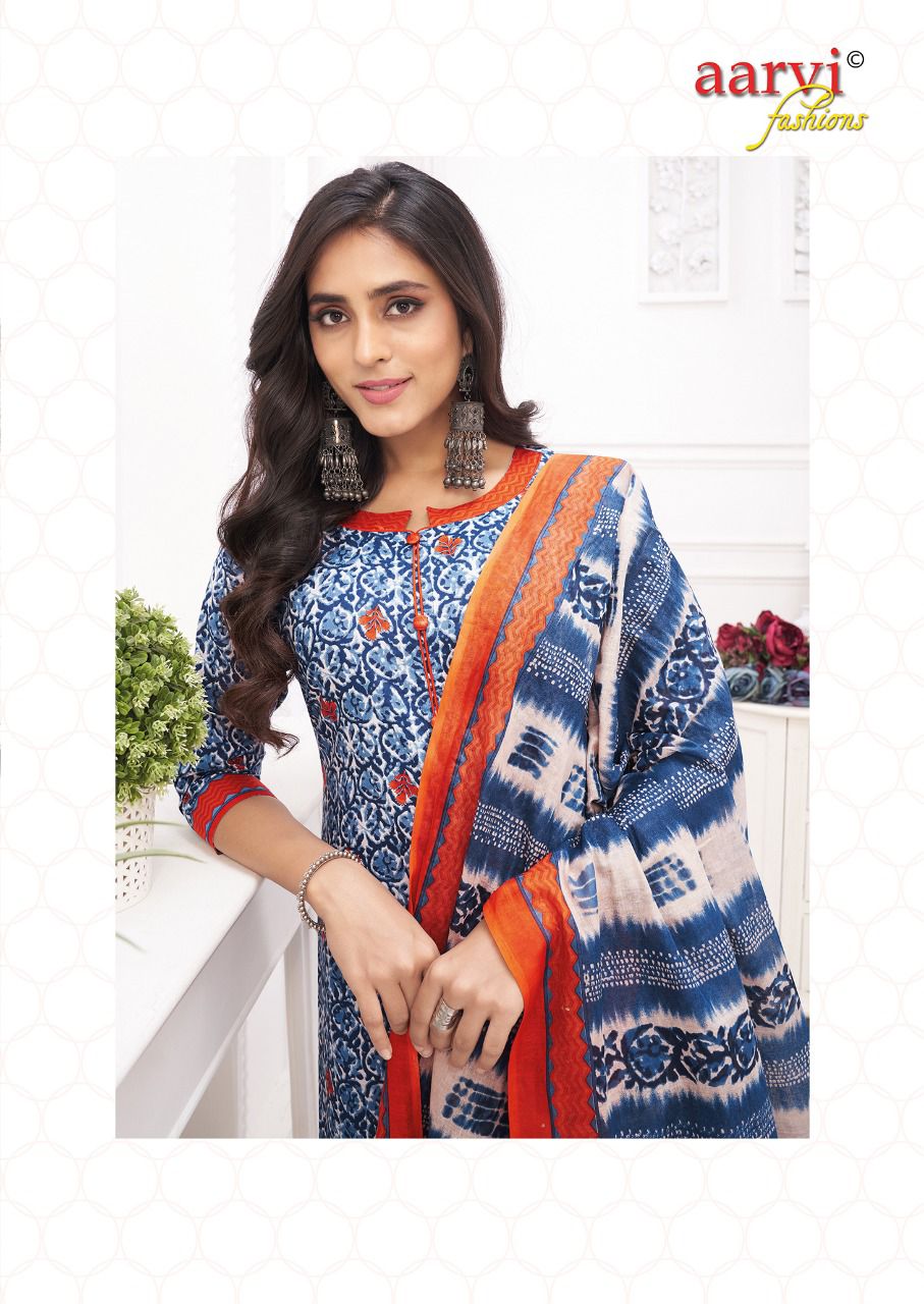 Aarvi Special Patiyala Vol 18 Printed Cotton Dress Material