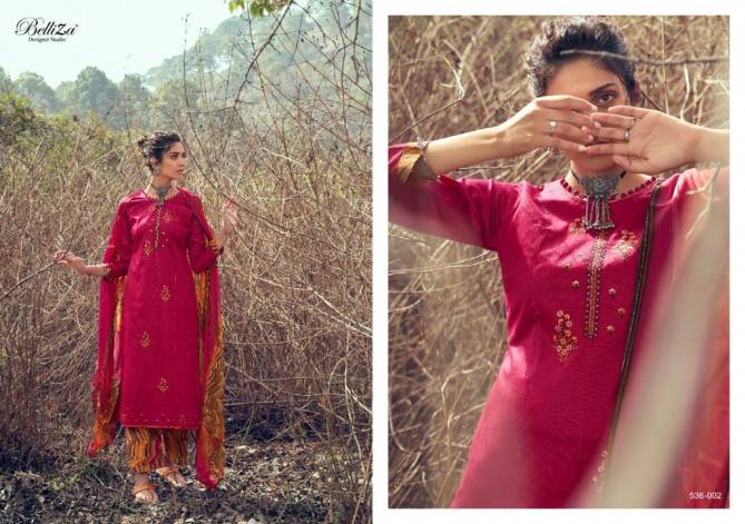 Belliza Nazar E Patiyala 7Latest Fancy Casual Wear Pure Heavy Jam Cotton with Heavy Kashmiri Embroidery work Designer Dress Material
