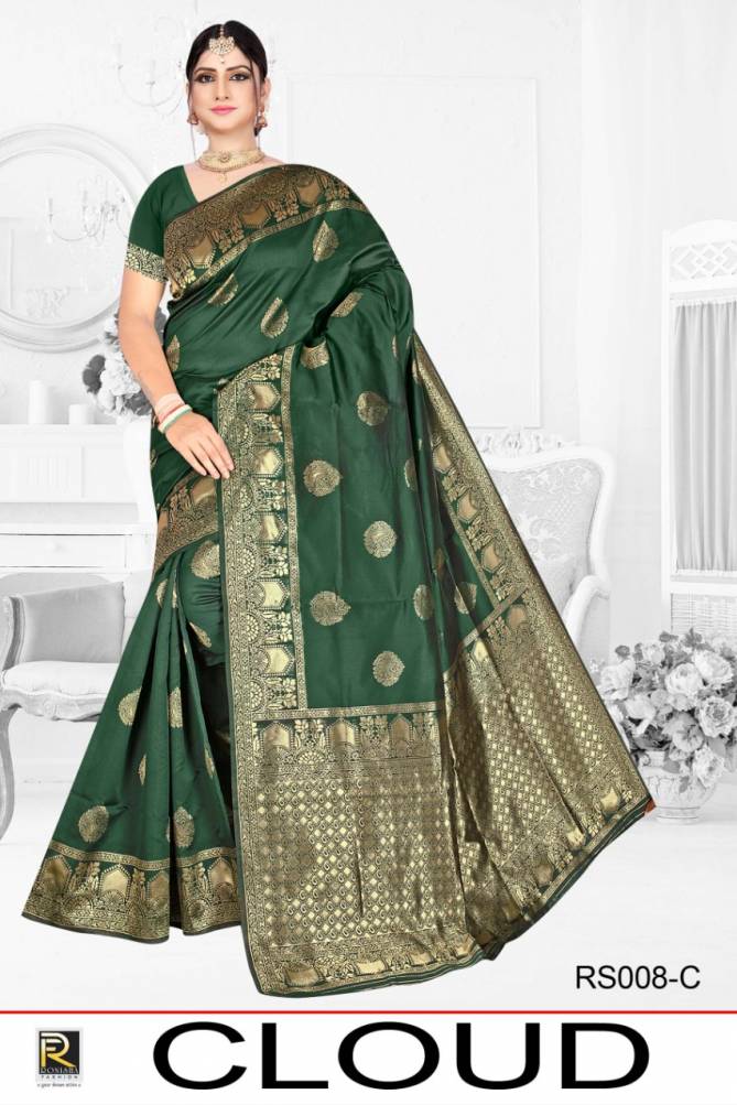 Ronisha Cloud 2 Fancy Festive Wear Silk Designer Saree Collection
