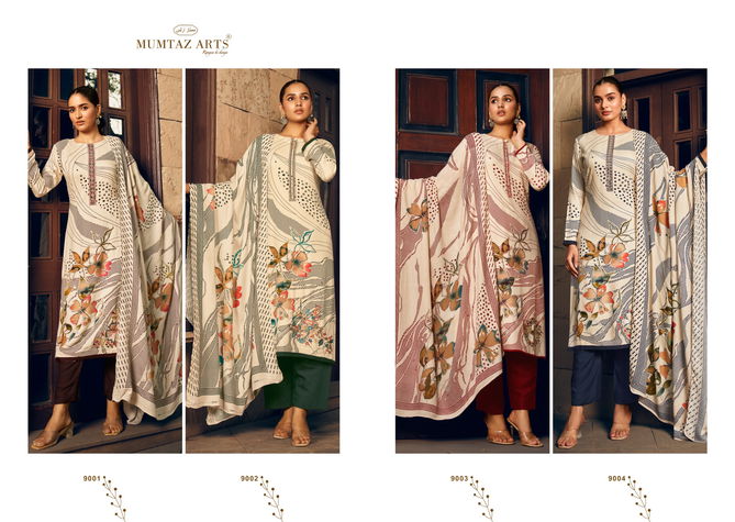 Tannah By Mumtaz Viscose Pashmina Printed Dress Material Wholesale In India