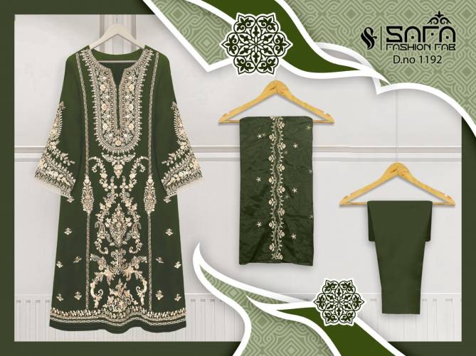 Safa Fashion Fab 1192 Series Online Pakistani Salwar Suit Wholesale