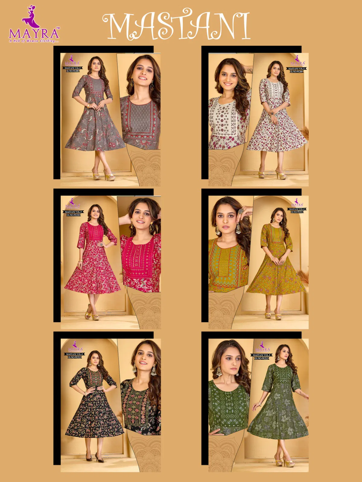 Mastani By Mayra Fancy Printed Kurtis Wholesale Clothing Distributors In India