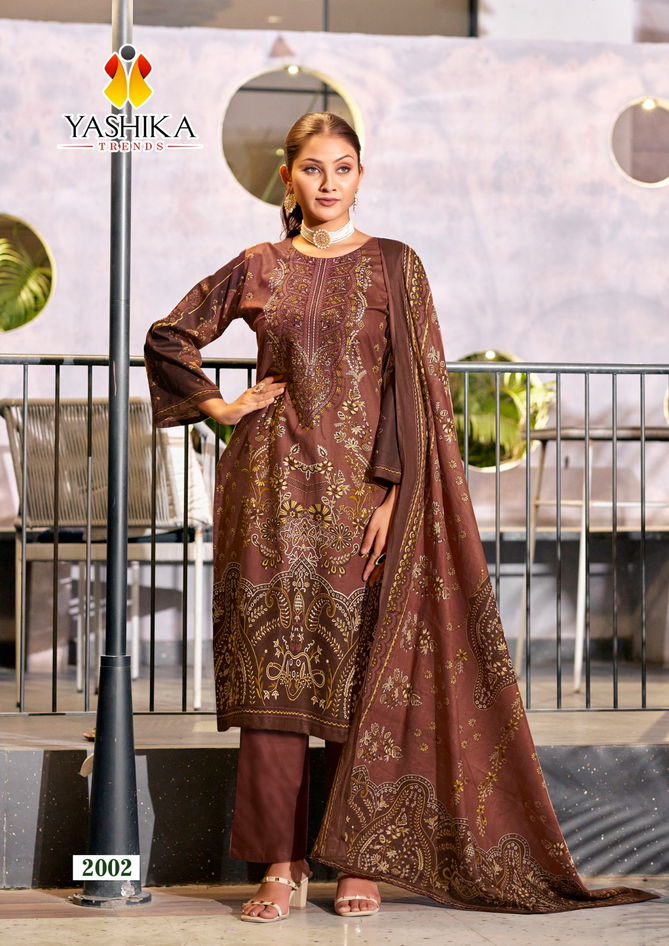 Nayra C By Yashika Cotton Printed Salwar Kameez Suppliers In India