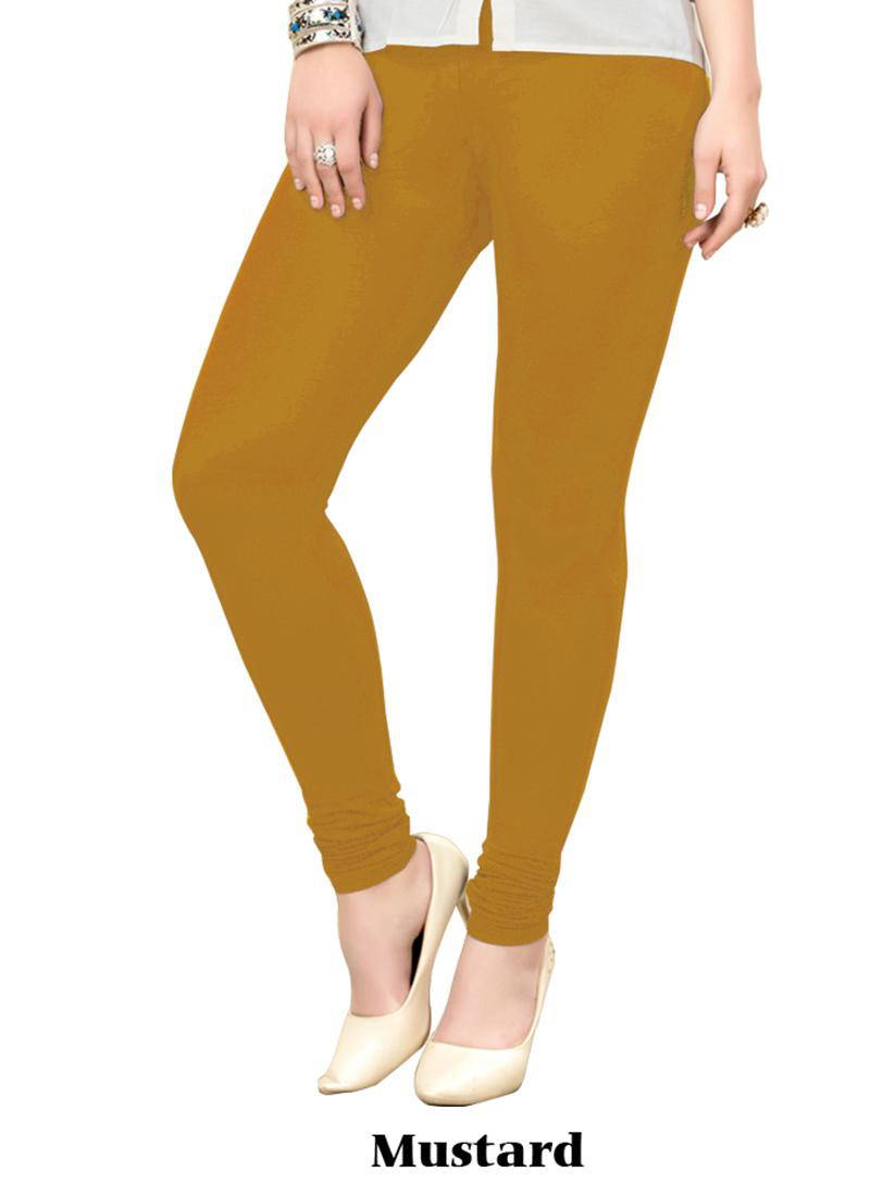 Regular Wear Soft Plain Cotton Leggings Wholesale Collection