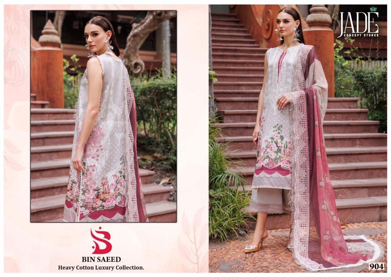 Jade Bin Saeed Vol 9 Heavy Cotton Luxury Dress Material Online Wholesale