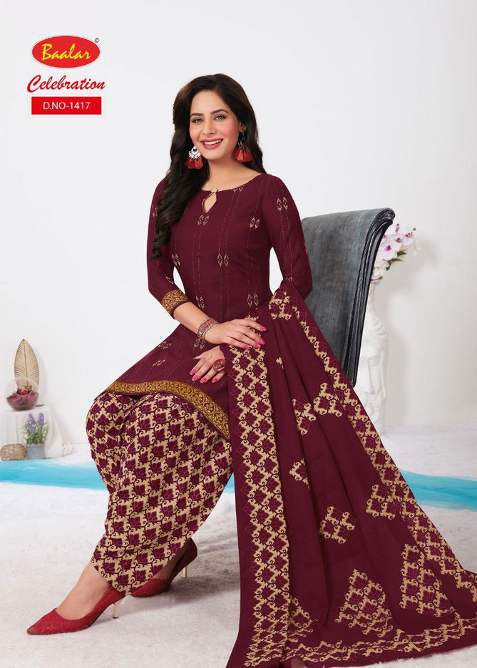 Baalar Celebration Patiyala Special 14 Cotton Printed Ready Made Collection
