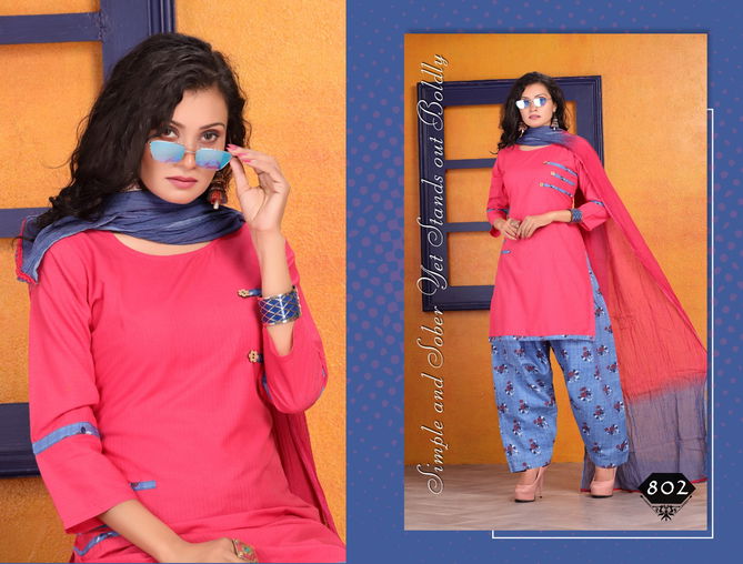 Trendy Bingo Latest Fancy Regular Casual Wear Rayon Printed Readymade Salwar Suit  Collection
