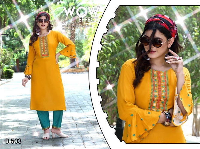 Trisha Ethnic Wear Latest Fancy Kurti With Bottom Collection
