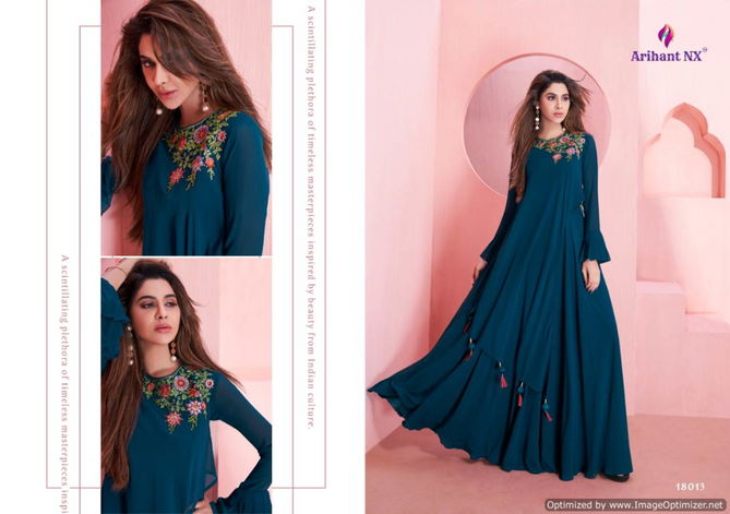 Sui Dhaga Vol-2 Heavy Designer Stylish Party Wear Gown Collection With Embroidery Work 