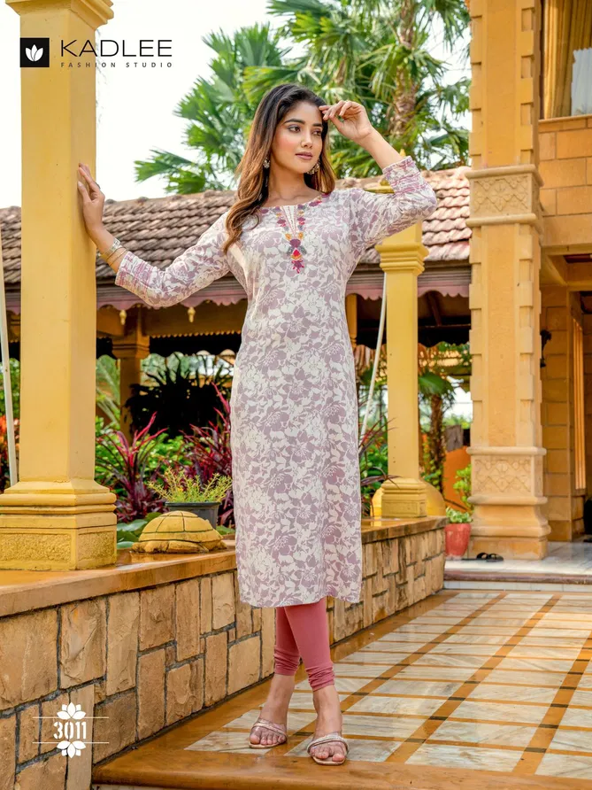 Angel Vol 2 By Kadlee Rayon Printed Designer Kurti Exporters In India