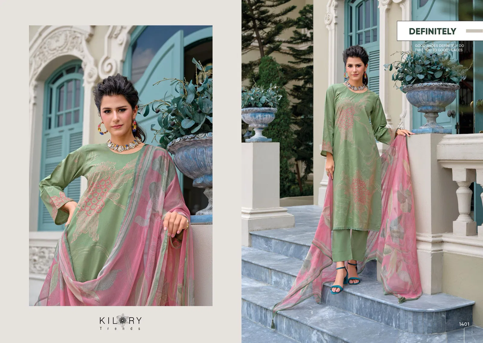 Wafa By Kilory Lawn Cotton Digital Printed Salwar Kameez Suppliers In India