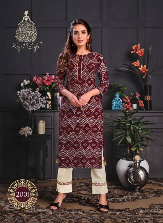 Fashion Paradise 2 Latest Fancy Ethnic Wear Fancy Embroidery Kurti With Bottom Collection
