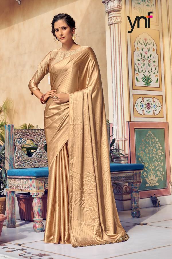 Ynf Pastel Latest Party Wear Satin Stylish Saree Collection