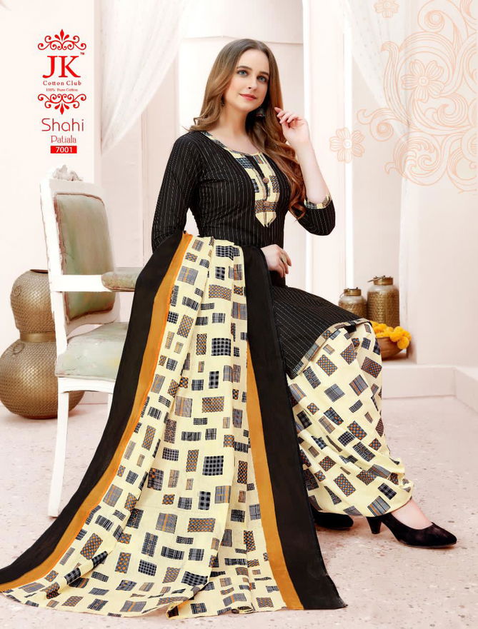 JK Shahi Patiyala 7 Latest fancy Designer regular wear Cotton Printed Dress Material Collection
