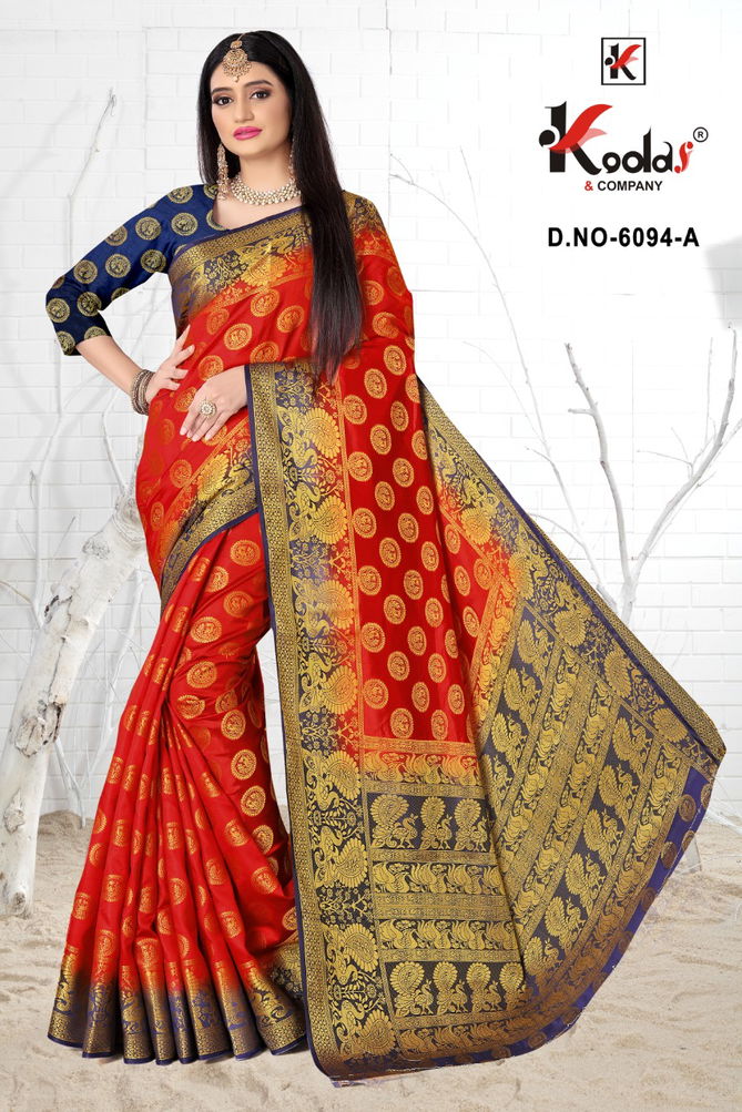 Manisha 6094 Silk Wear Designer Festive Wear Silk Saree Collection
