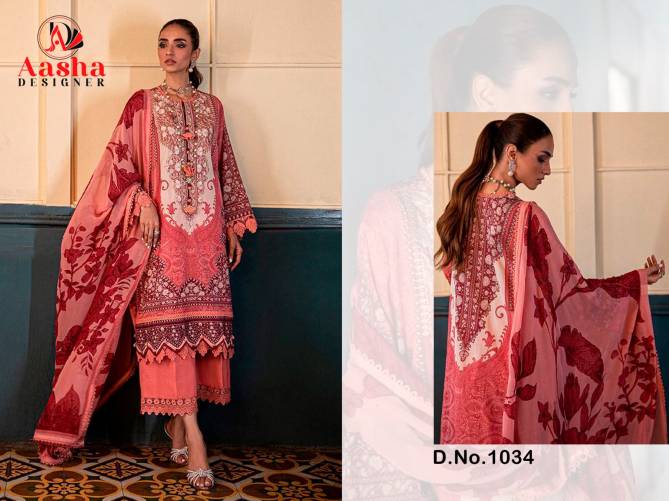 Sana Safinaaz Vol 1 By Aasha Cotton Pakistani Suits Catalog