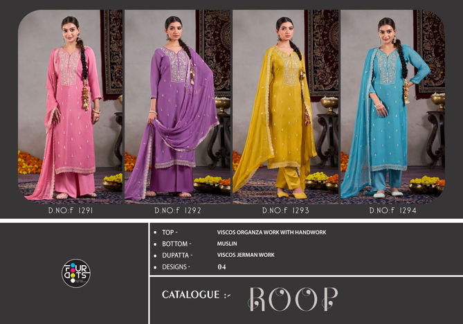 Roop By Four Dots Viscos Designer Salwar Kameez Suppliers In India