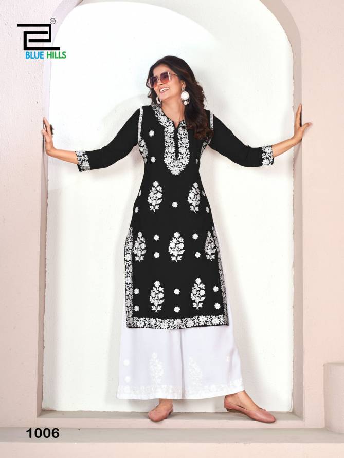 Victoria Vol 3 By Blue Hills Rayon Kurti With Bottom Orders In India