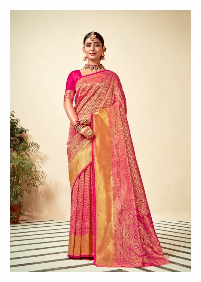 Revanta Kalyani Fancy Designer Party Wear Latest Silk Saree Collection