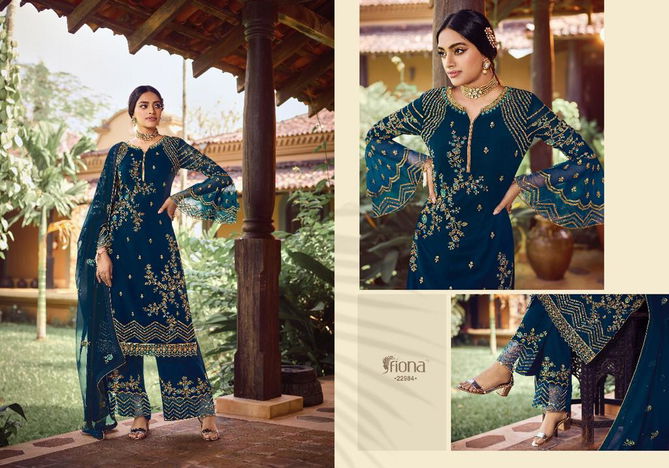 Fiona Navya 3 Latest Fancy Designer Wedding Wear Georgette Heavy Work Exclusive Designer Salwar Suits Collection
