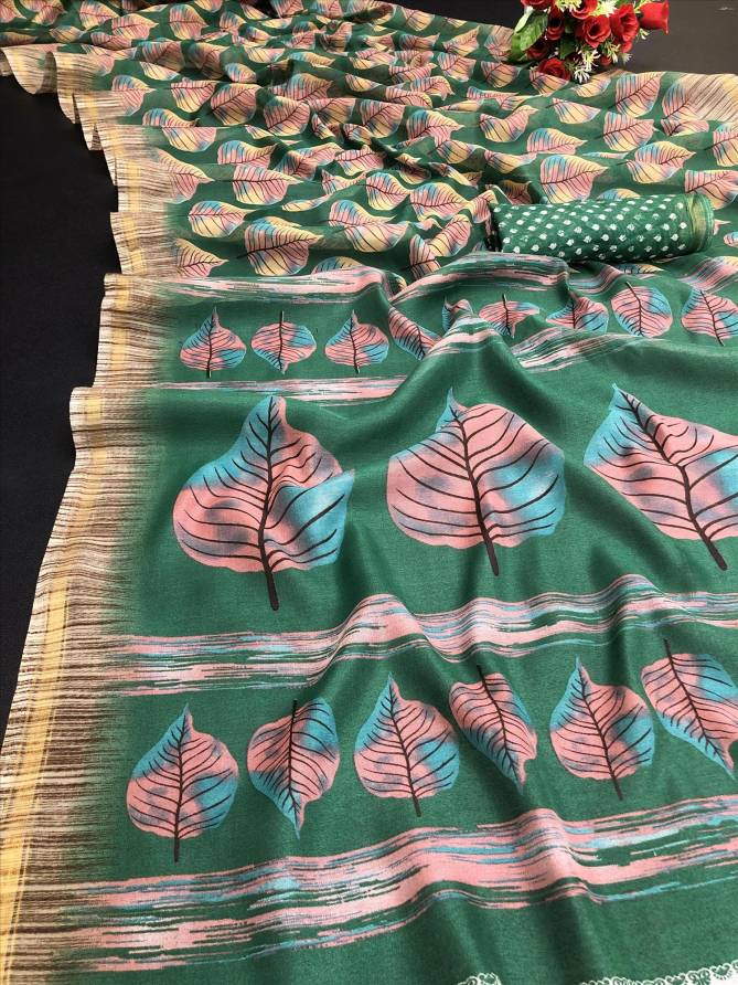 Chanderi Cotton 1 Latest Regular Wear Printed Designer Saree Collection