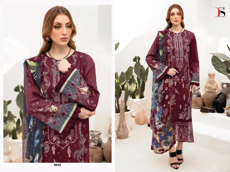 Cheveron 13 By Deepsy Cotton Printed Pakistani Salwar Suit Wholesale Online