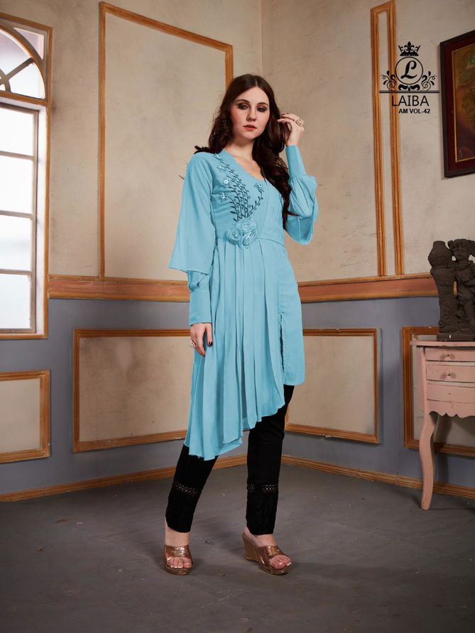 Laiba Sophisticated Edition 42 Fancy Casual Party Were Readymade Salwar Kameez Collection