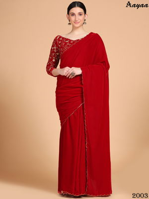 Aayaa Aaradhna 2 New Stylish Party Wear Velvet Heavy Saree Collection