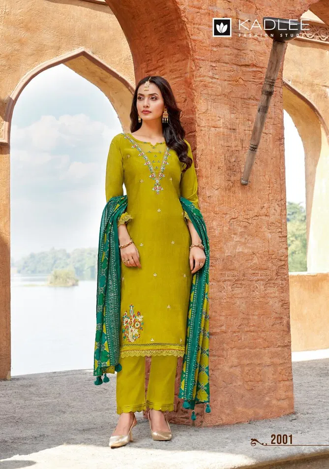 Sahiyar By Kadlee Viscose Weaving Kurti With Bottom Dupatta Orders In India