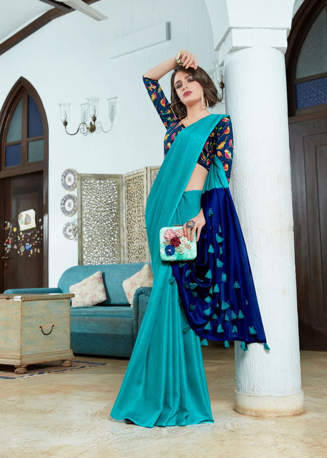 Shreyans Speed Test Exclusive collection Of Deaigner Party Wear Linen Saree with Cotton Blouse 