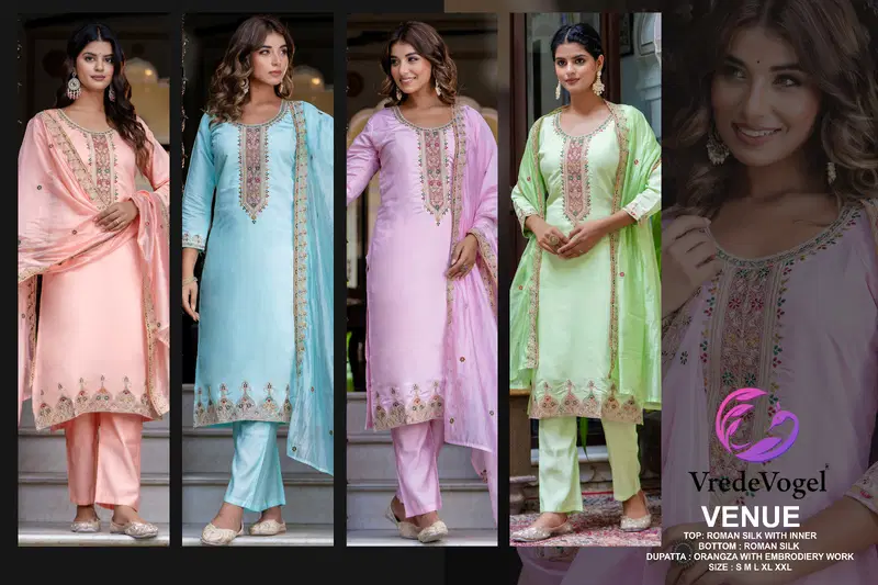 Venue By VredeVogel  Kurti Bottom With Dupatta Surat Wholesale Market