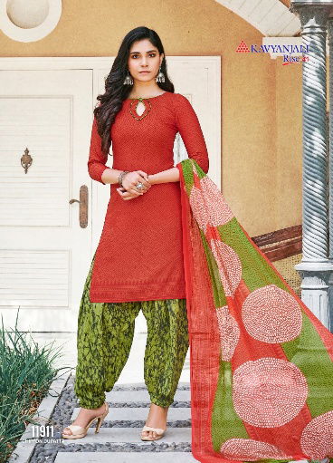 Kavyanjali Rise 41 Latest Designer Daily Wear Printed Cotton Dress Material Collection With Chiffon Dupatta 