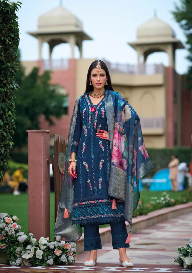 Naqsh By Kailee Viscose Silk Surat Kurti With Bottom Dupatta Wholesale Market