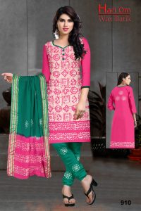 Hariom Wax Batik Casual Wear Designer Printed Cotton Dress Material Collection