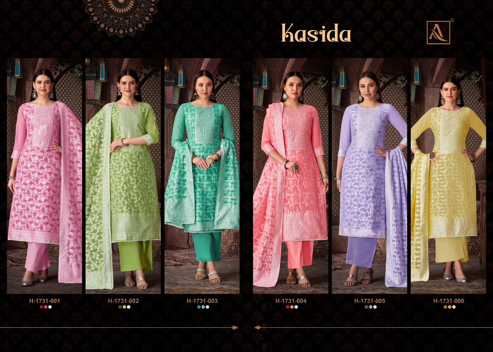 Kasida By Alok Suit Jacquard Dress Material Wholesale Shop In Surat