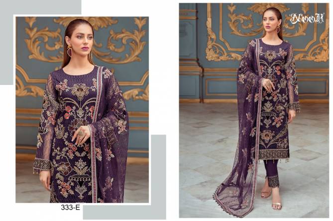 Noor 333 Hit Heavy Festive Wear Georgette Latest Pakistani Salwar Kameez Collection