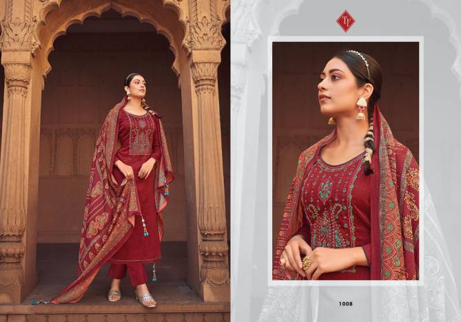Tanishk Monalisa Heavy Casual Wear Jam Cotton Printed Dress Material Collection
