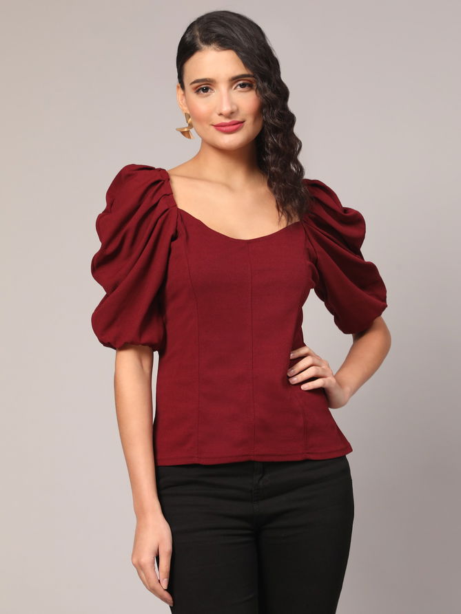 Fancy Top 7013 Cotton Lycra Ladies Top Western Catalog