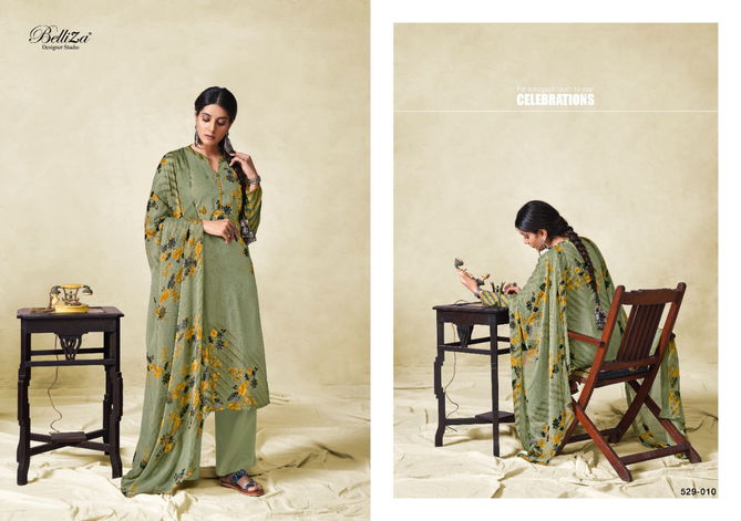 Belliza Richa Latest Fancy casual Wear Pure Original Rayon Digital Printed Designer Dress Material Collection
