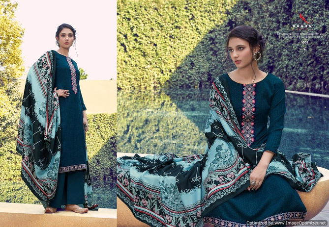 Kaara Makhmali Fancy Designer latest Casual Wear Pure Pashmina Designer Salwar Kameez Collection
