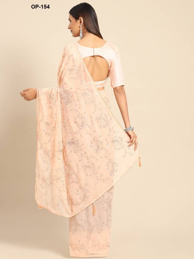 Laxminam OP 154 Georgette Saree Wholesale Clothing Distributors In India