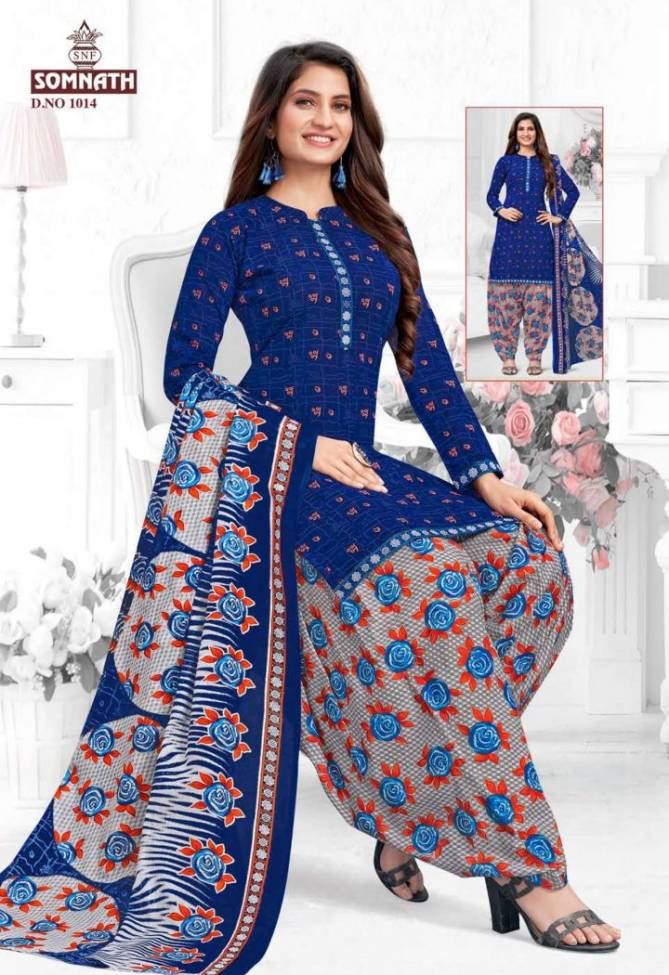 Somnath Sangini 1 Regular Wear Cotton Printed Readymade Dress Collection
